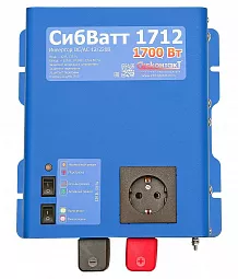 Купить СибВатт 1712 инвертор, преобразователь напряжения DC/AC, 12В/220В, 1700Вт в Санкт-Петербурге