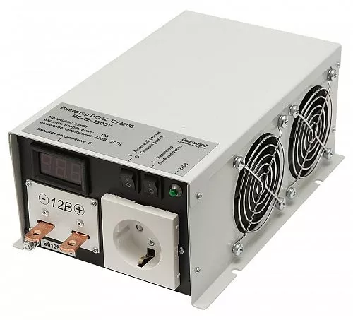 Купить ИС-12-1500У инвертор, преобразователь напряжения DC/AC, 12В/220В, 1500Вт в Санкт-Петербурге от производителя
