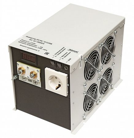 Купить ИС-12-3000V инвертор, преобразователь напряжения DC/AC, 12В/220В, 3000Вт в Санкт-Петербурге