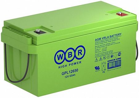Купить Аккумуляторная батарея WBR GPL12650 в Санкт-Петербурге